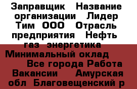 Заправщик › Название организации ­ Лидер Тим, ООО › Отрасль предприятия ­ Нефть, газ, энергетика › Минимальный оклад ­ 23 000 - Все города Работа » Вакансии   . Амурская обл.,Благовещенский р-н